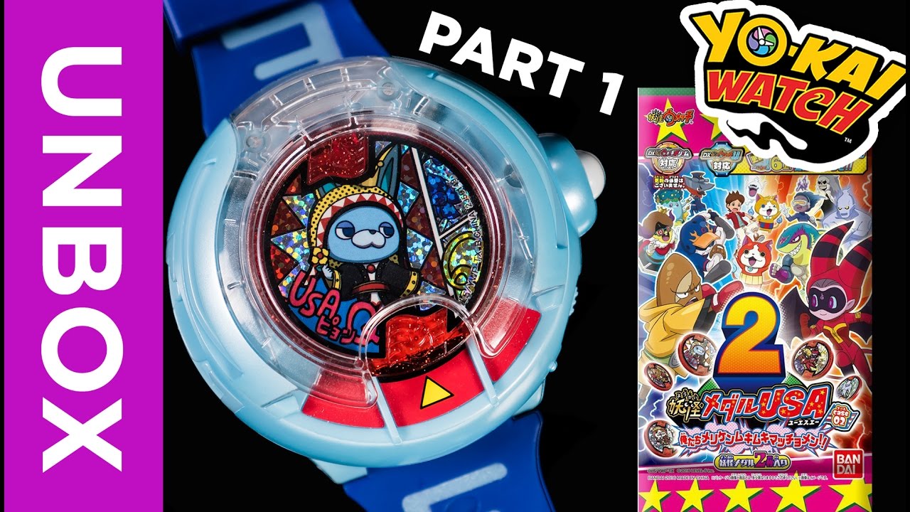 Yo-Kai Medal USA CASE 02 Unboxing  Part 1 - Japanese Yo-kai Watch