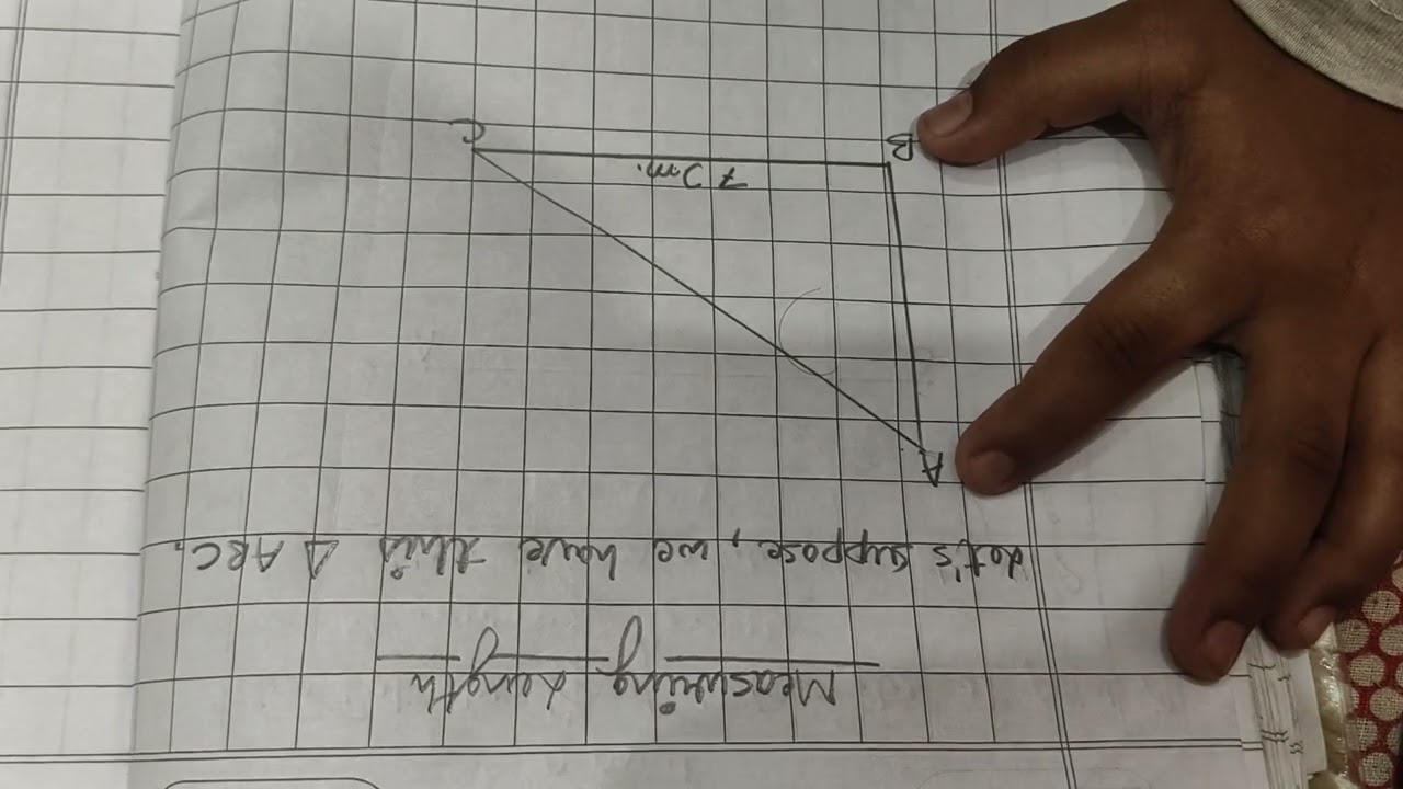 |Measuring triangle sides||short video||Kids teaching||Use of ruler|