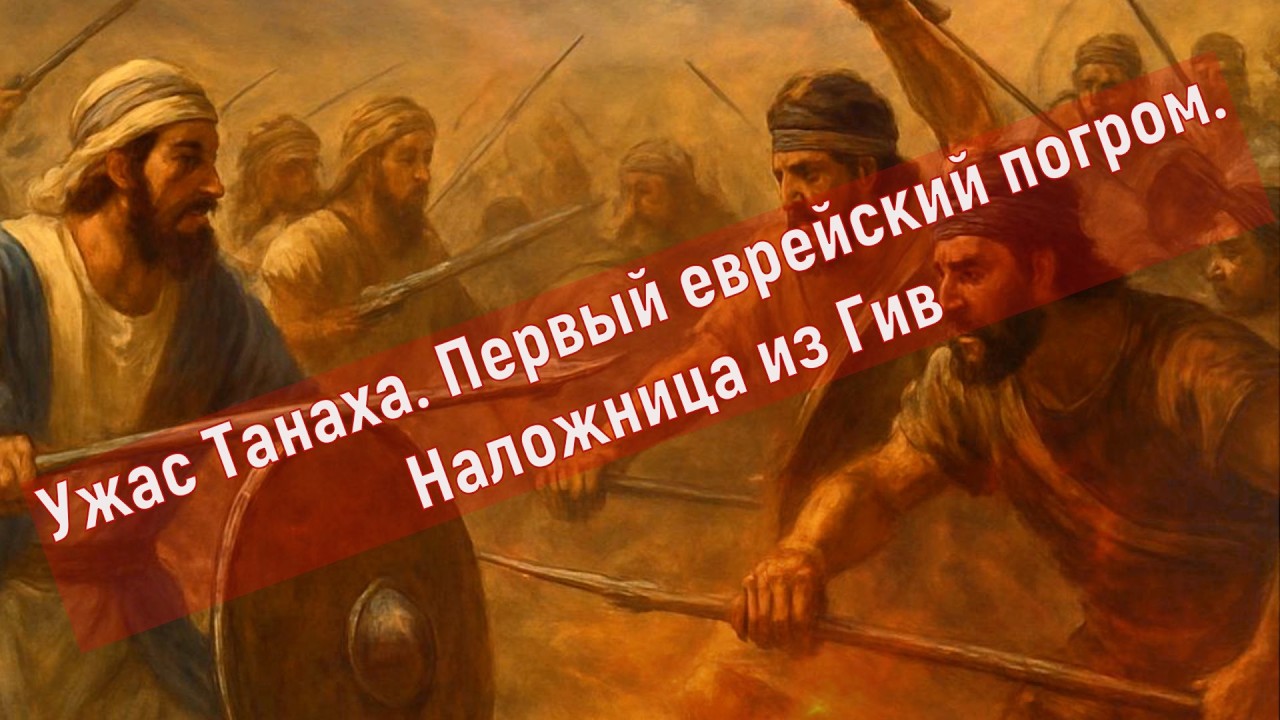 Ужасы в Танахе! Зачем он нам изложен? Первый еврейский погром. Кто его устроил?  Наложница из Гив