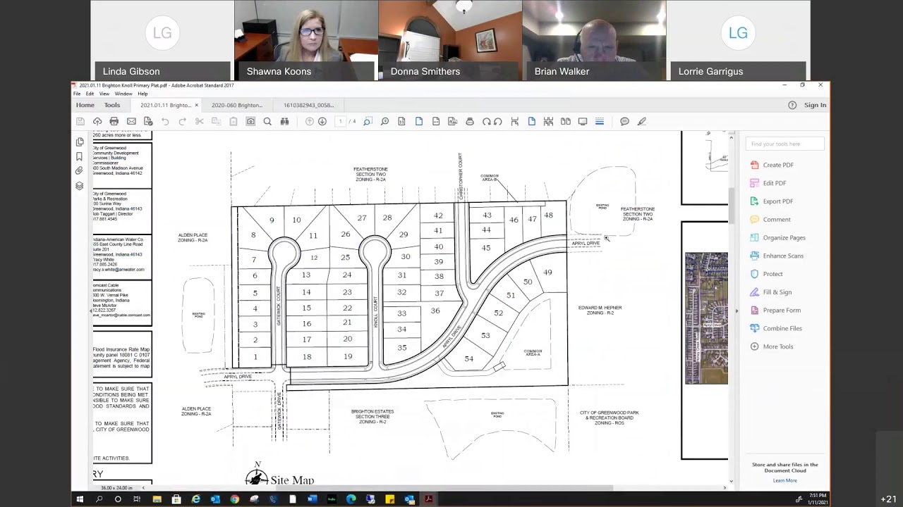 Plan Commission Meeting 01-11- 2021