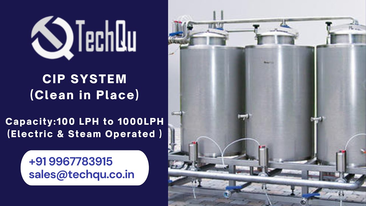 Cleaning in Place System | CIP System | Cleaning in Place