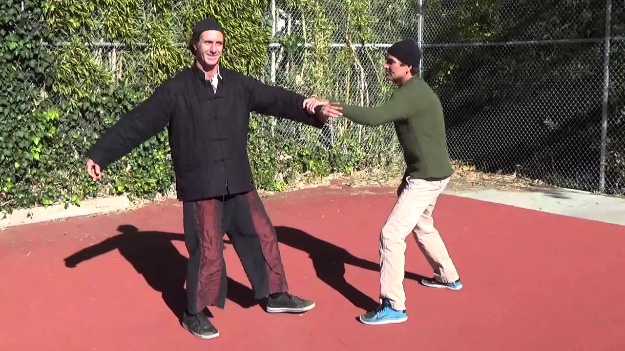 Sifu Hal Mosher- Tai Chi Applications - Carry Tiger to Mountain, Fist under Elbow - Chen Pan Ling 99