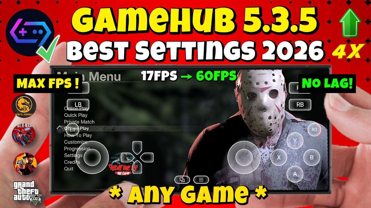 GameHub 5.3.5 Best Settings Guide 2026 | Boost 4x FPS | Full Setup & Smooth Gameplay Tutorial !