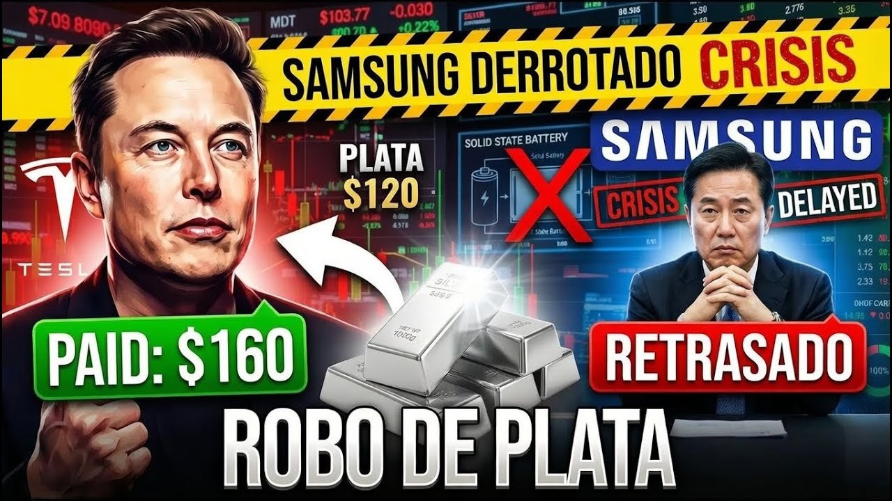 “EL ‘ROBO DE PLATA’ DE TESLA Elon Musk supera a Samsung con 85 millones de onzas La guerra de las ba