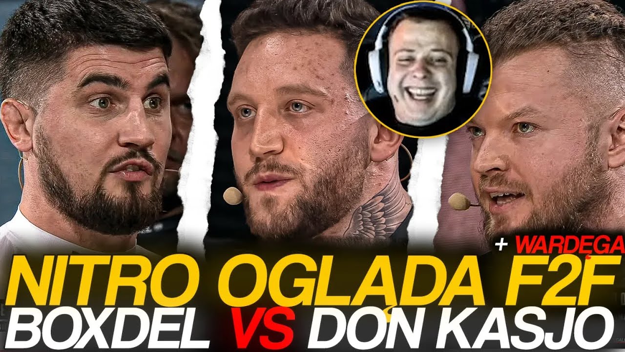 NITRO OGLĄDA F2F KASJO VS BOXDEL + WARDĘGA | FAME MMA 20