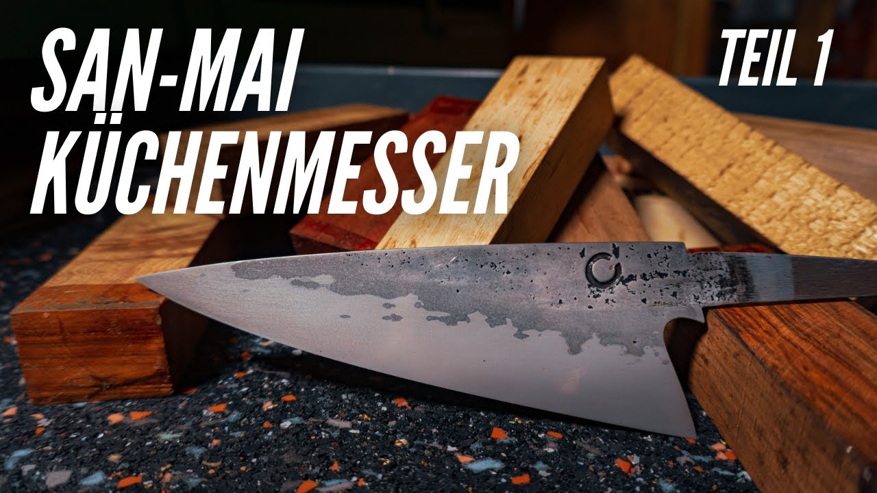 Schmieden eines San-Mai Küchenmessers -Teil 1