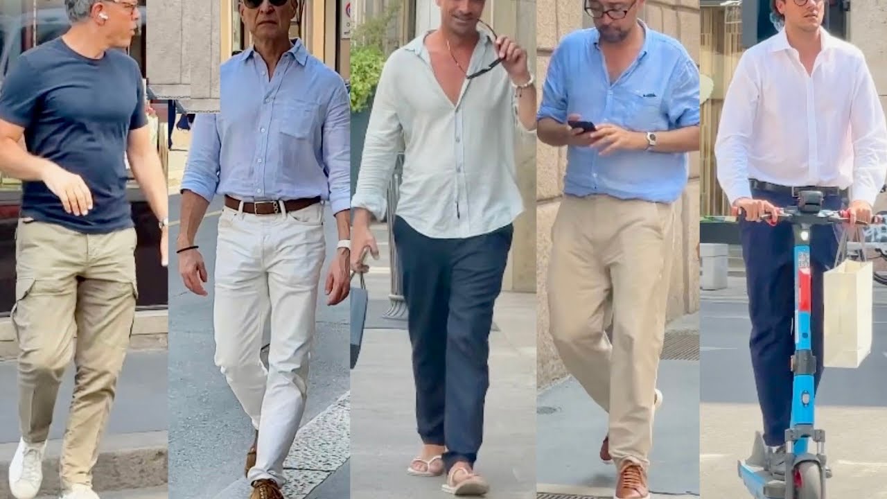 🇮🇹Italian Men August 2026 Street Style 🔥Milan Summer Men's Fashion & Garda Lake Shopping 50%Sales 