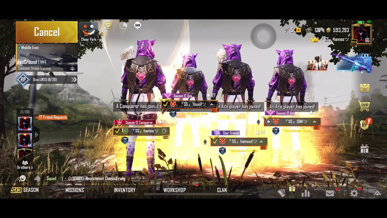 Pubg mobile | conqueror entry