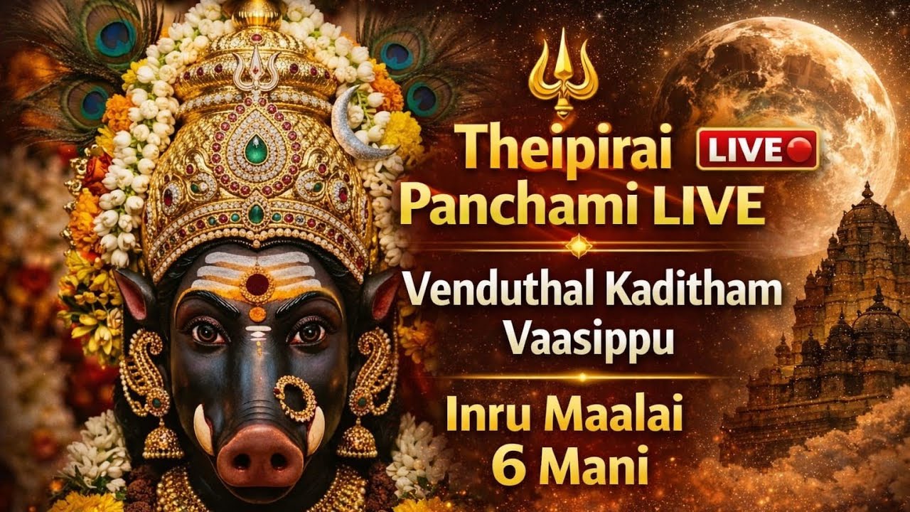 🔴 LIVE | 🔱Theipirai Panchami LIVEVenduthal KadithamToday 6 PM 🌺