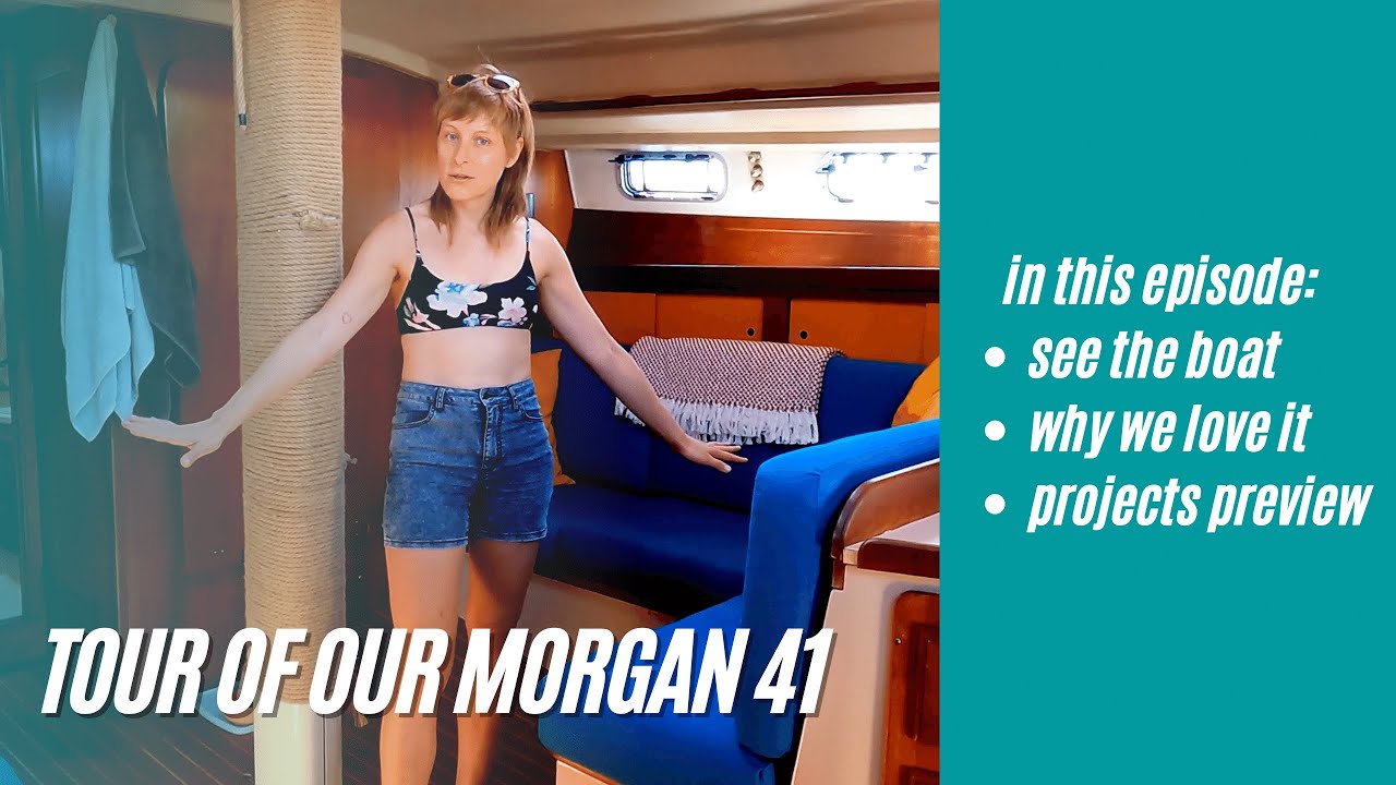 boat tour, 41-foot 1988 Morgan Classic sailboat | Chasing Never Monday S1E6