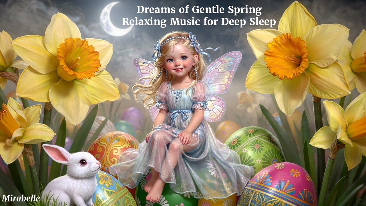 Dreams of Gentle Spring Moon-Relaxing Music for Deep Sleep: Cherry Blossoms, Shamrocks & Easter Eggs