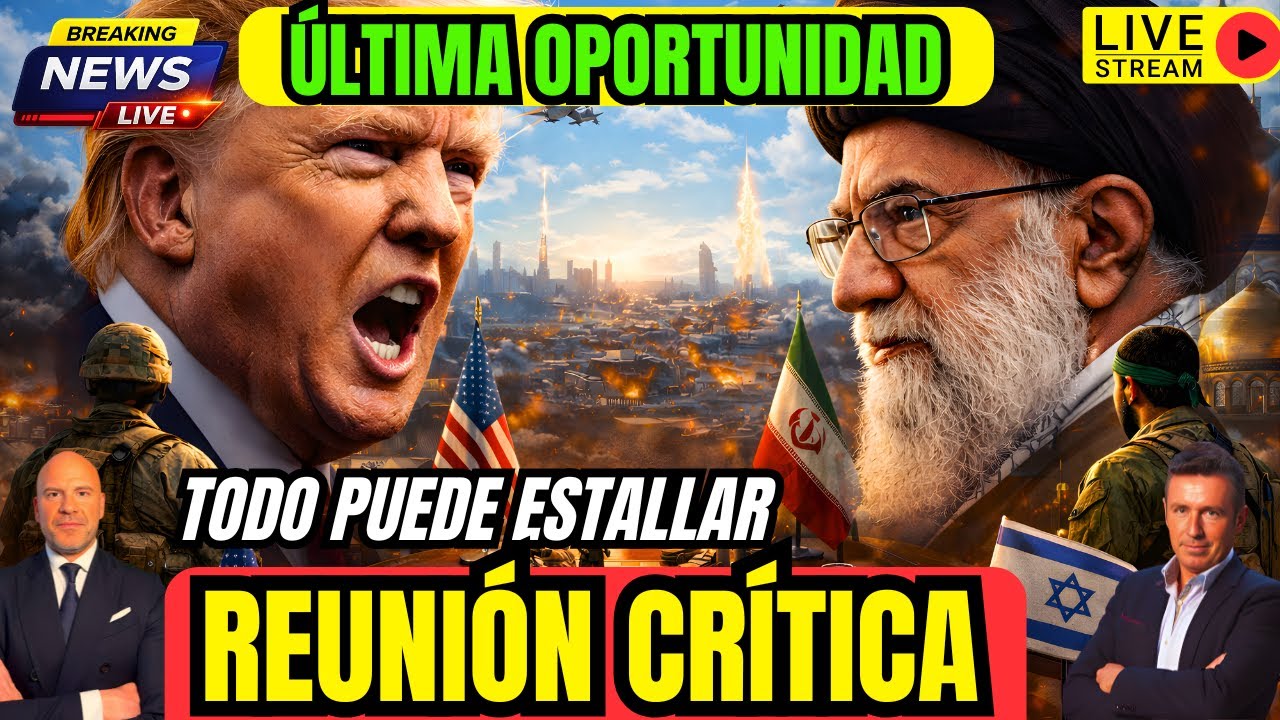 DIRECTO. ALERTA MÁXIMA. EEUU E IRÁN DECIDEN:DIPLOMACIA O MISILIES. RUSIA UCRANIA TRUMP NETANYAHU