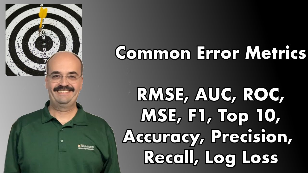 Which Machine Learning Error Metric to Use?? RMSE, MSE, AUC, Lift, F1 & more