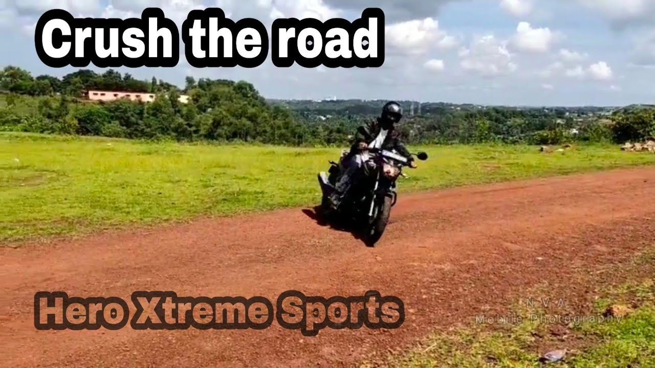 Crush the road | Hero Xtreme Sports | Bike rider | Bike review | Advertisement | Bike stunt | biker