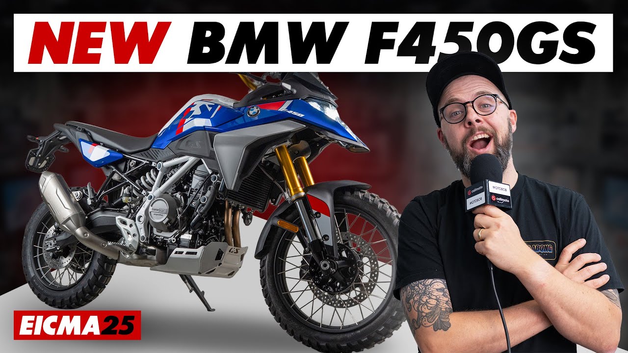 Новый BMW F450GS 2026 года представлен на выставке EICMA: все, что нужно знать!