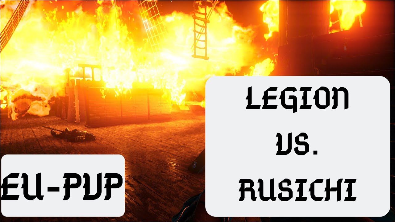 Atlas EUPVP: LEGION VS RUSICHI Galleon DOWN