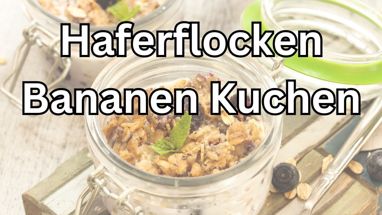 Veganer Haferflocken-Bananen 