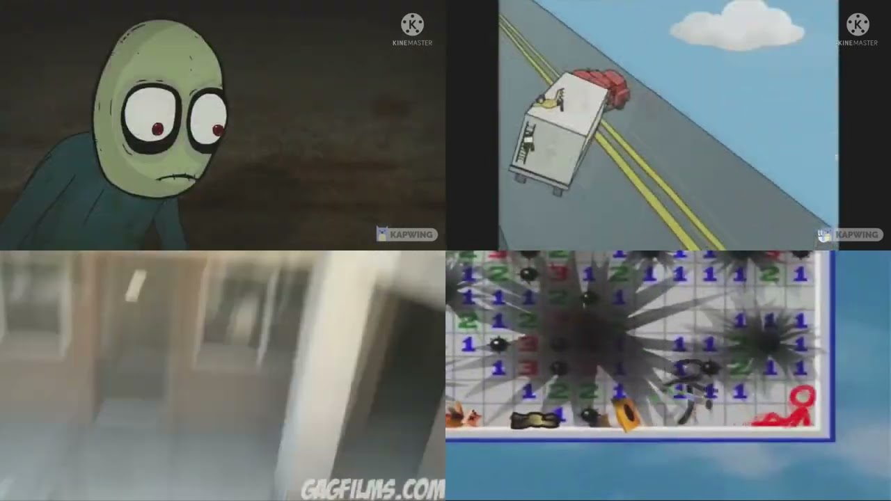 THE FRICKING ANOTHER THE END OF THE WORLD! SPARTA REMIX QUADPARISON 1