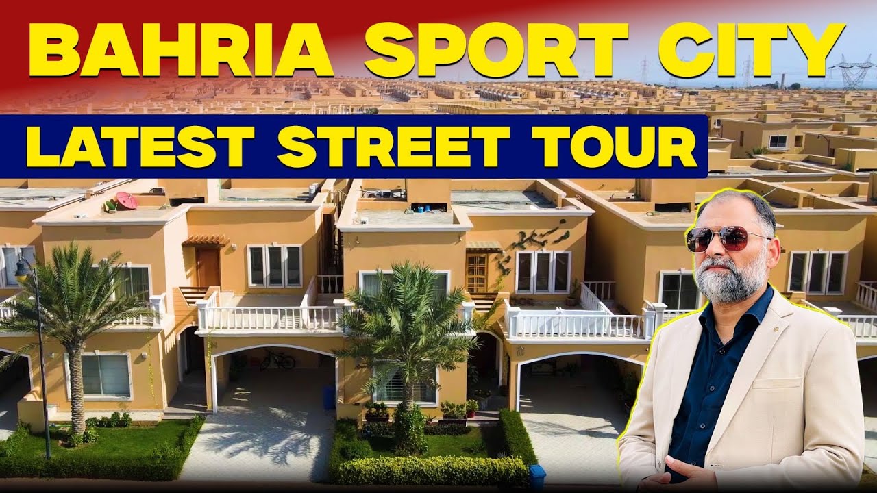 Новейший тур по жилому комплексу Bahria Sport City Villas | Виллы с 4 спальнями площадью 350 кв. ...