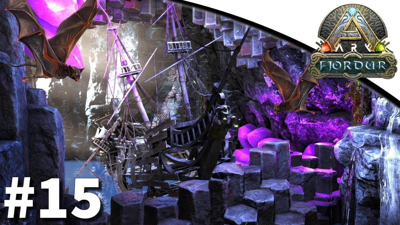 PRIS AU PIÈGE dans les CAVE MARINES ! - ARK : FJORDUR [#15]