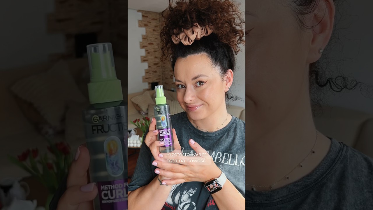 reanimacja lok&oacute;w sprayem garnier fructis method for curls ✨