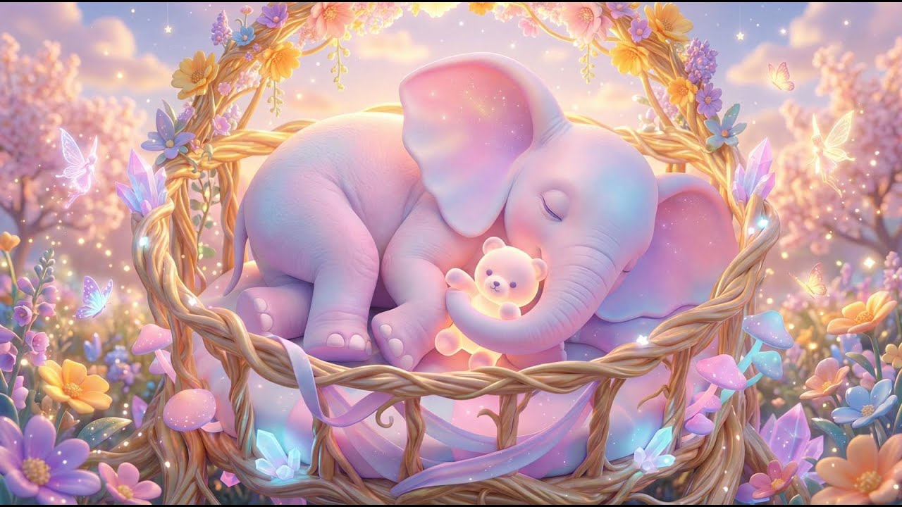 🌙 5 Hours Baby Sleep Music | Soft Lullaby for Deep & Peaceful Sleep