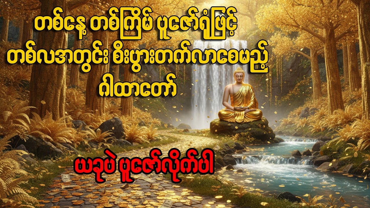 စီးပွားရေးတွေ ဒီရေအလား တိုးတက်လာစေဖို့ တစ်ပတ်တိတိ ဖွင့်ပေးပါ #မနက်ခင်းတရား #စီးပွားတက်
