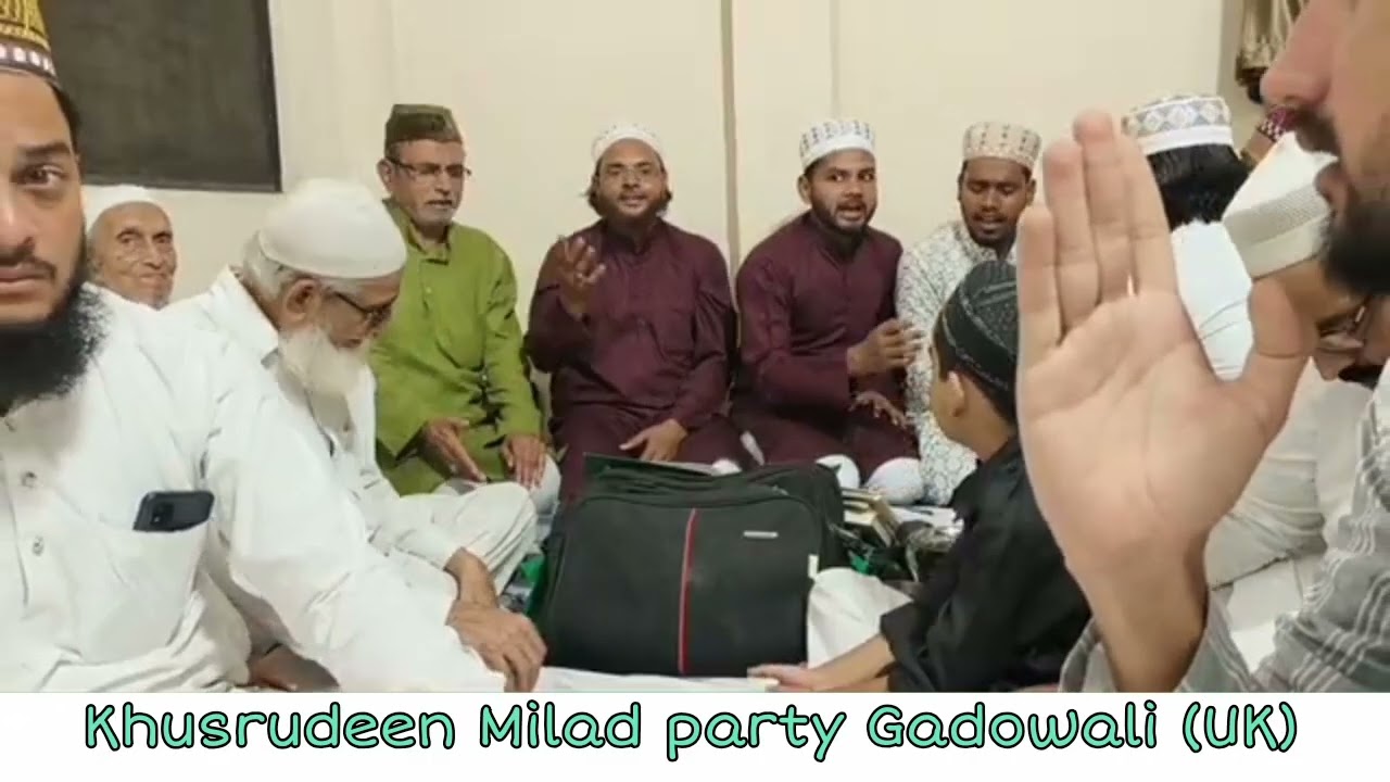 Mahbuba kaynat hai Nana Husain ka || khusrudeen kadree || Milad party Gadowali |#miladunnabi#madina 