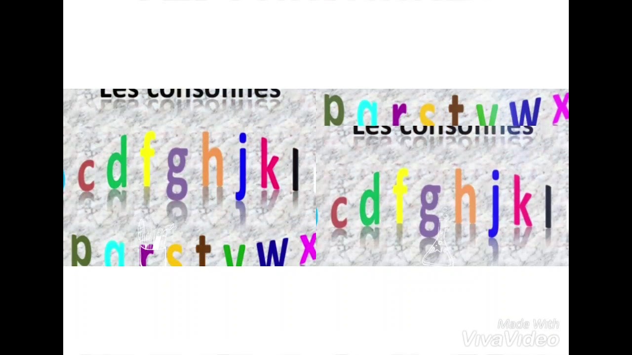 Les 20 consonnes de l'alphabet 👌