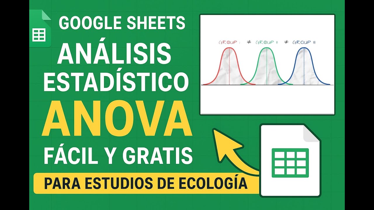 Cómo hacer ANOVA gratis en Google Sheets (sin EXCEL)