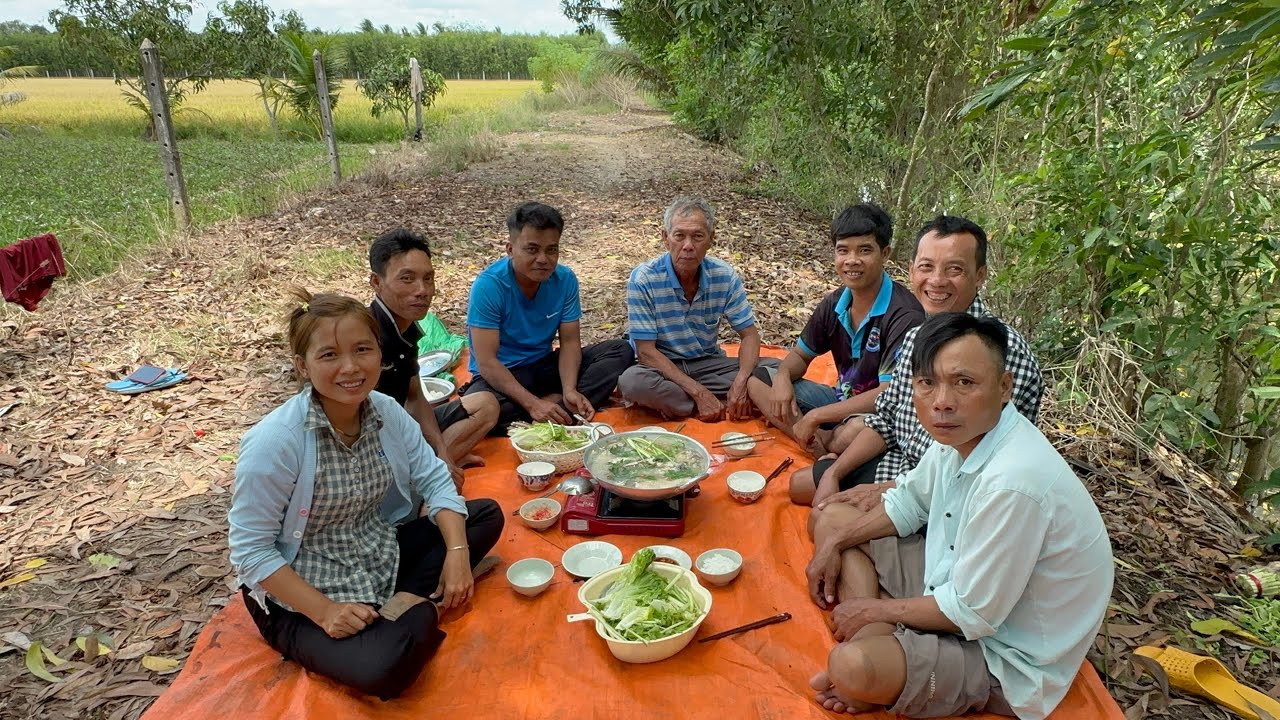 Không ngờ Cái Ao này Cá nhiều tới cỡ này luôn . Săn bắt trên đồng lúa chín VXĐ 