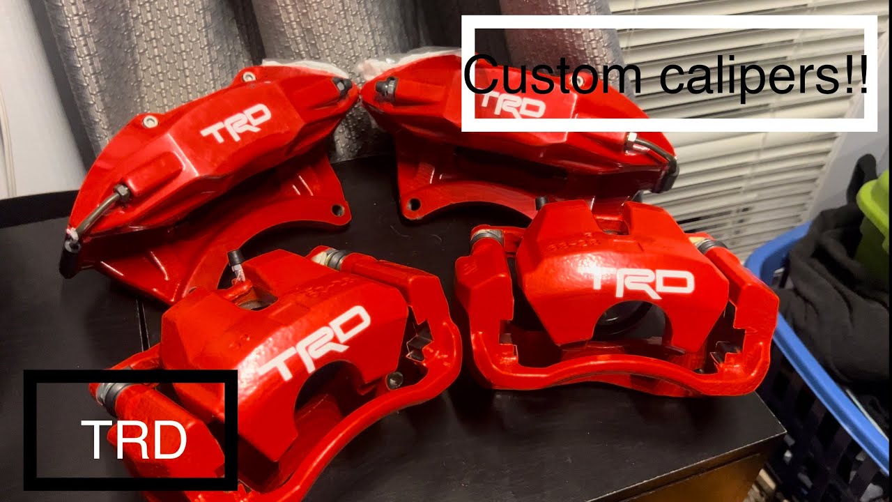 How to make “custom” TRD calipers for a 2011-2016 Scion tC
