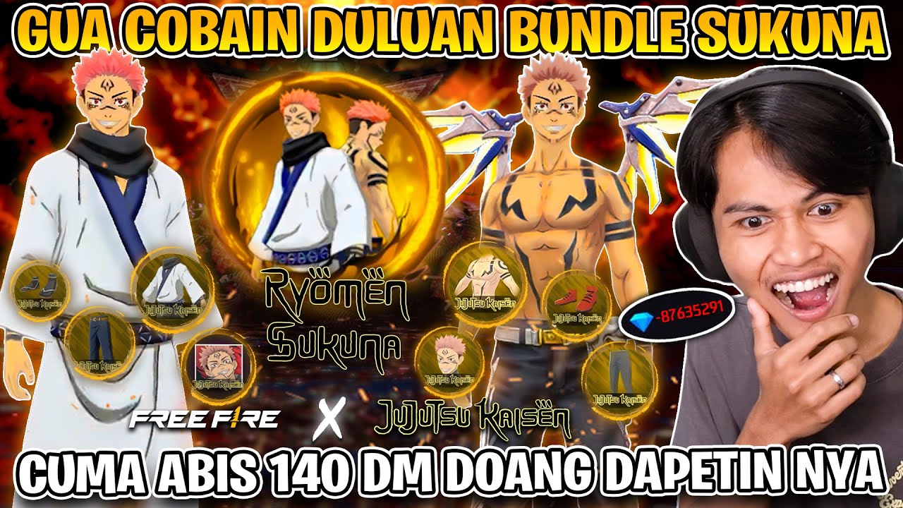 SUMPAH CUMA ABIS 140 DM BUAT DAPETIN BUNDLE SUKUNA INI CUY !! GAK AKAN KELUAR 2 KALI !!
