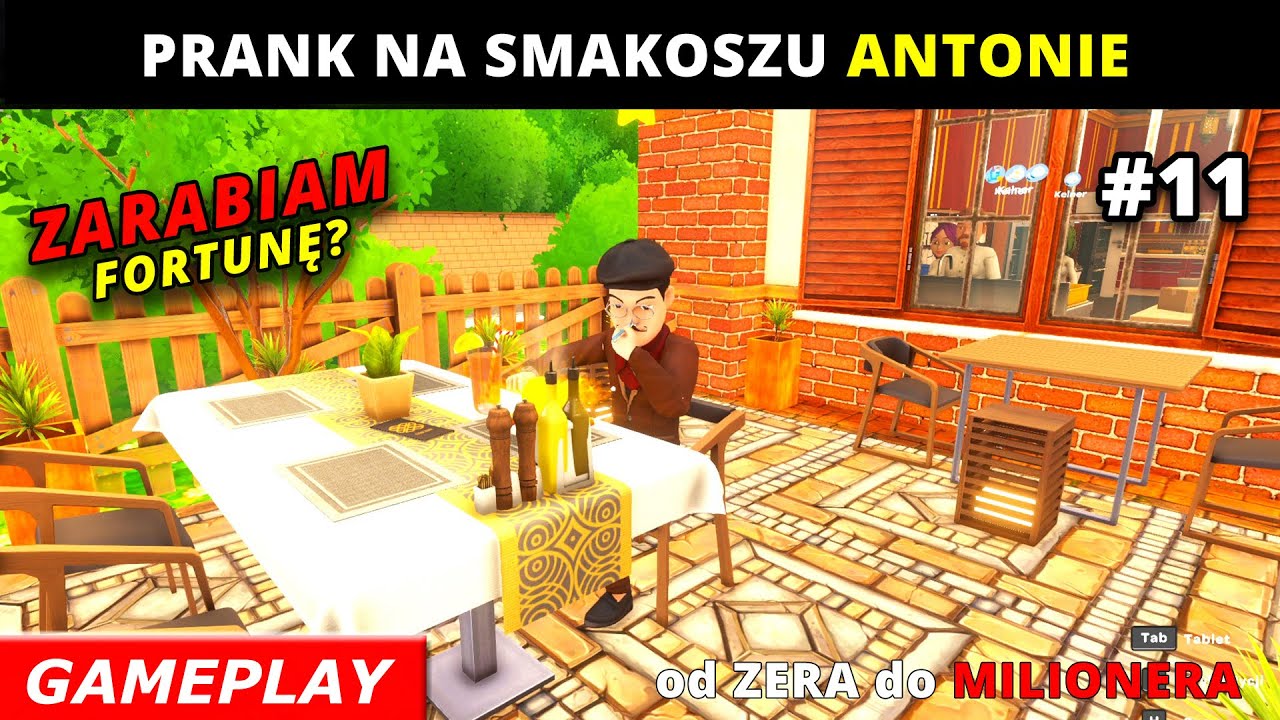 PODAŁEM MU DZIWNE DANIE. Kebab Chefs Restaurant Simulator (#11). Symulator Restauracji