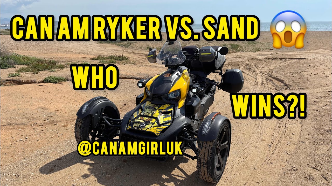 Can-Am Ryker 600cc Adventure Gone Wrong! Stuck in Sand, Wet Legs & Missed Turns 😅 | Spain Ride Vlog