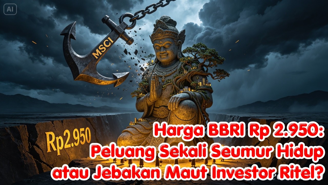 Harga BBRI Rp 2.950: Peluang Sekali Seumur Hidup atau Jebakan Maut Investor Ritel?  #investasi