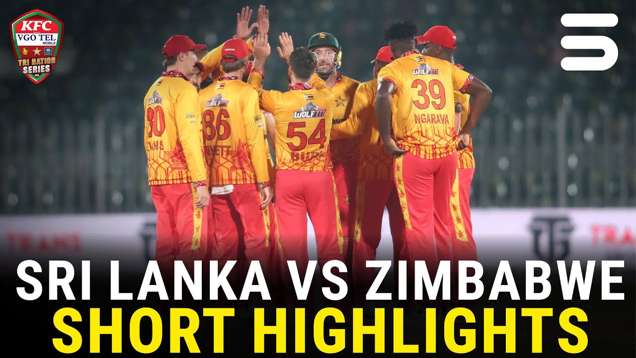 Short Highlights | Sri Lanka vs Zimbabwe | Match 02 | Tri Nation Series | PCB  | M3W1U