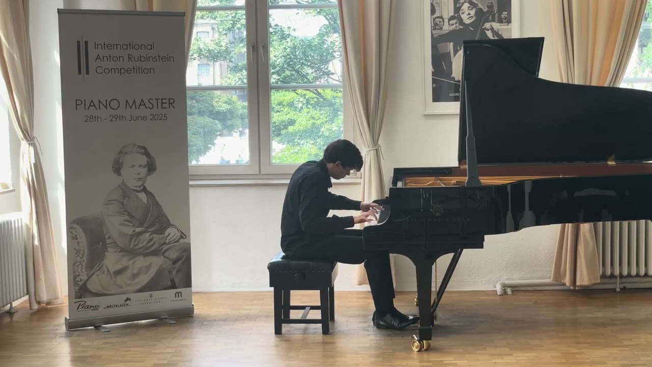 🥇 1st Prize Milos Grncaroski International Anton Rubinstein Competition – PIANO MASTER 2025