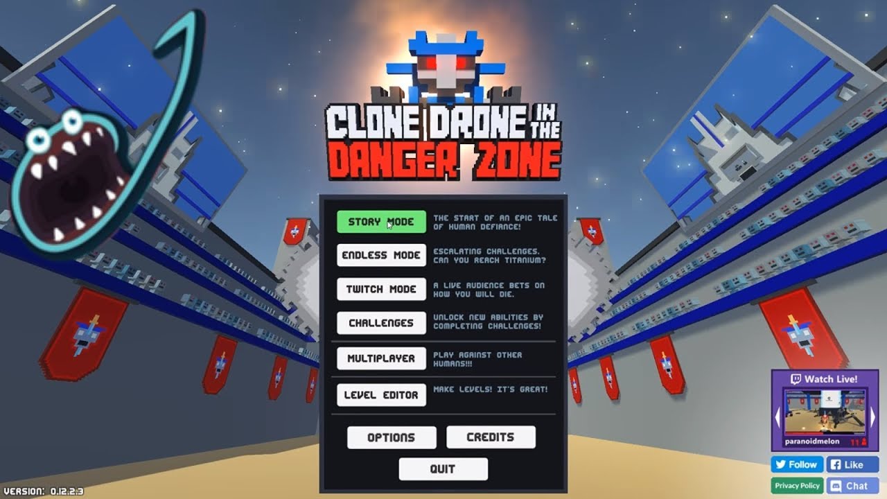Jerma Streams - Clone Drone in the Danger Zone