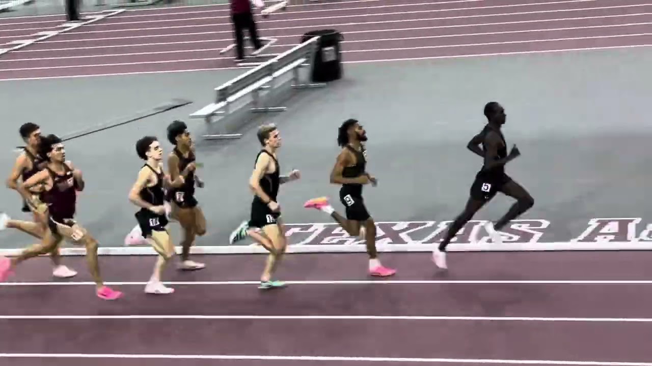 Mario Ruiz 4:17 Mile A&M Indoor Meet 2/2/2024