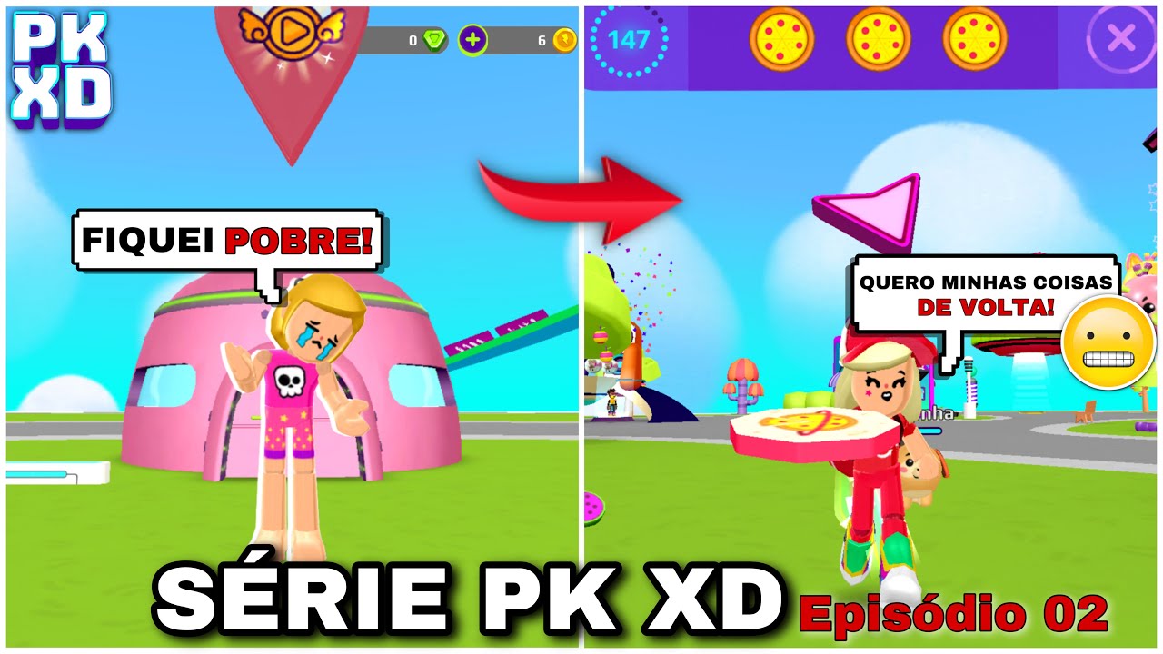 SÉRIE PK XD | TENTANDO RECUPERAR TUDO O QUE EU PERDI | Do Lixo ao Luxo - Episódio 02 | Sarahaha