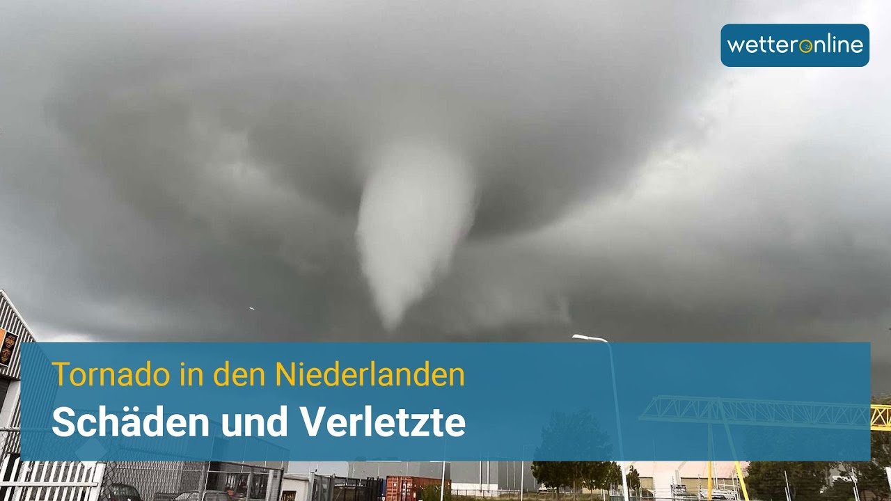 Tornado in den Niederlanden bringt Schäden und Verletzte