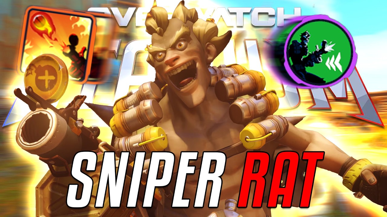 Sniper Junkrat is INSANE in Overwatch Stadium