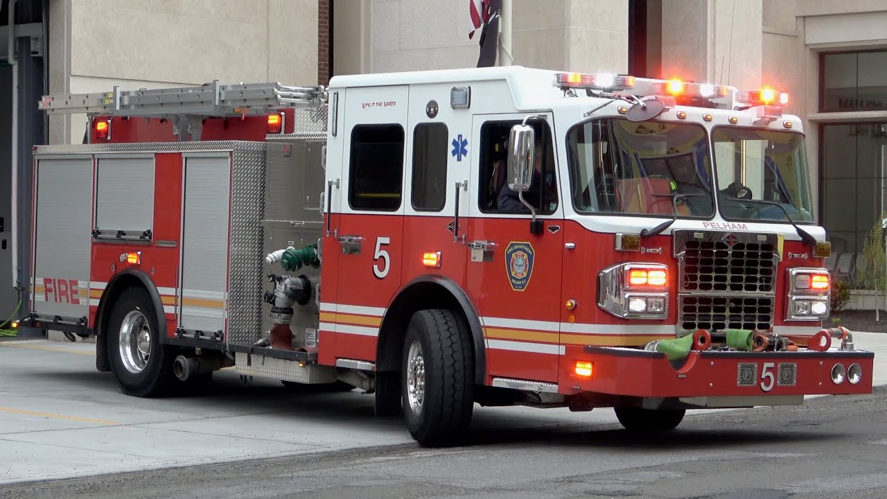 *New Firehouse* Pelham FD Engine 5 & Town of Pelham EMS 38-Medic-1 Responding