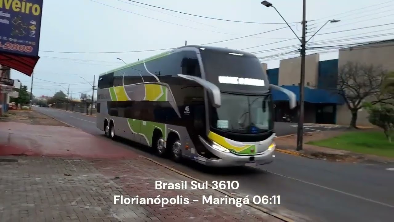 Movimentação de Ônibus - Rodoviária de Apucarana (Periodo entre 06.00 e 06.30)