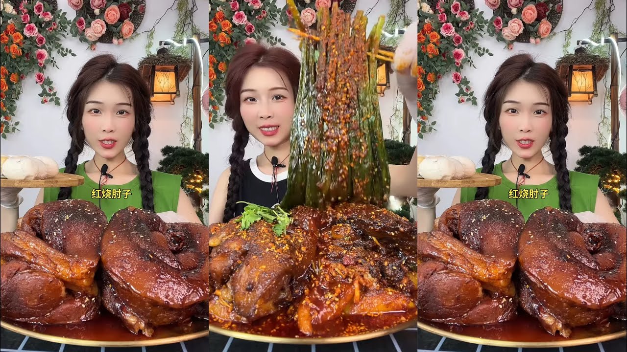 【ASMR】【MUKBANG】SPICY BRAISED PORK BELLY | EATING SHOW |CHINESE MUKBANG |食べ |吃播 LOVE ASMR•JENNIE #咀嚼音