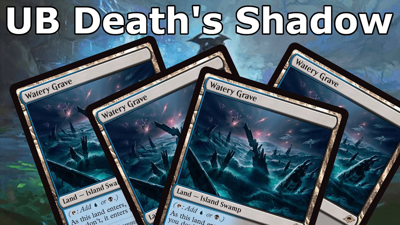 UNDERGOUND SEA?  NO WAY!  Death's Shadow (Legacy MTG)