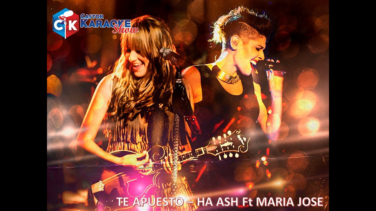 KARAOKE TE APUESTO HA ASH Ft MARIA JOSE #haash #karaoke #2025 #tiktok #viral #instagram #baladas