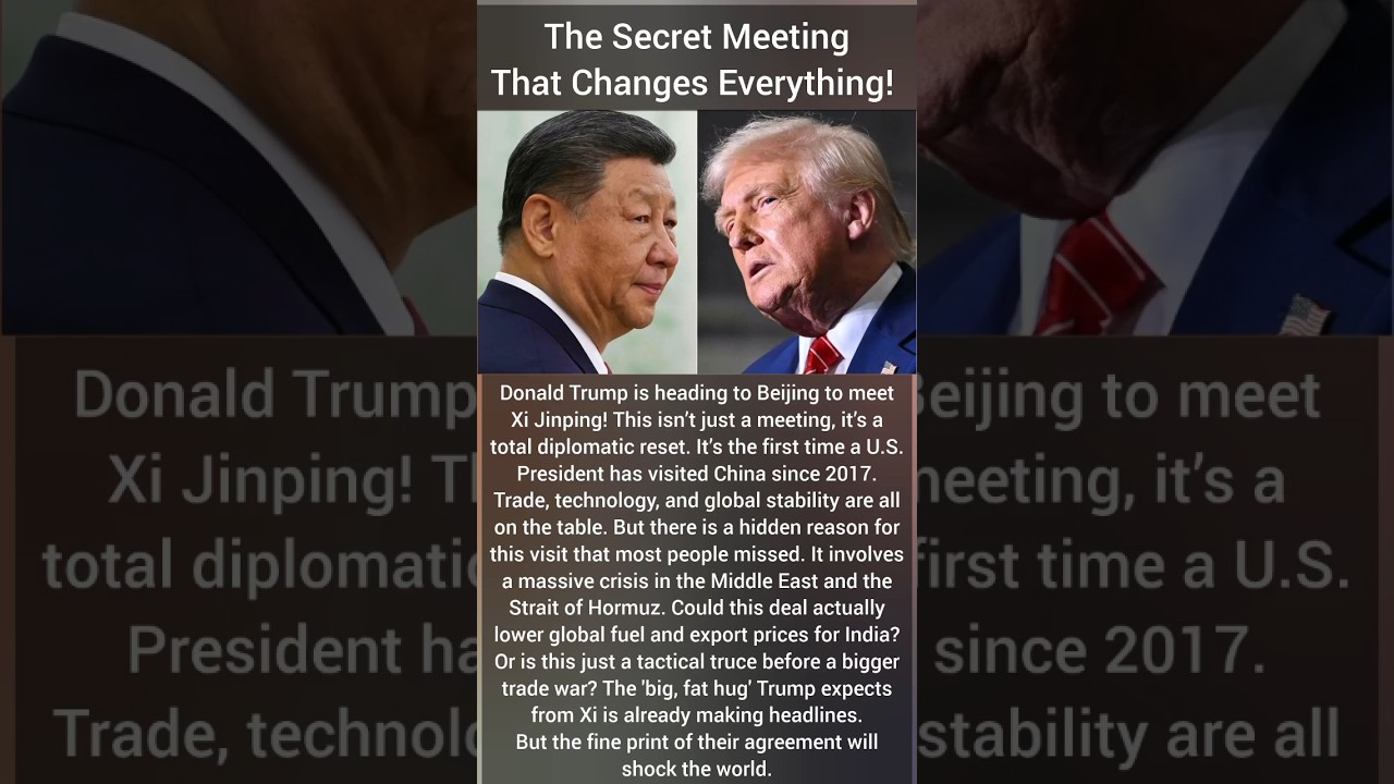 Trump to Meet Xi Jinping in Beijing! Huge Impact on India & Global Trade