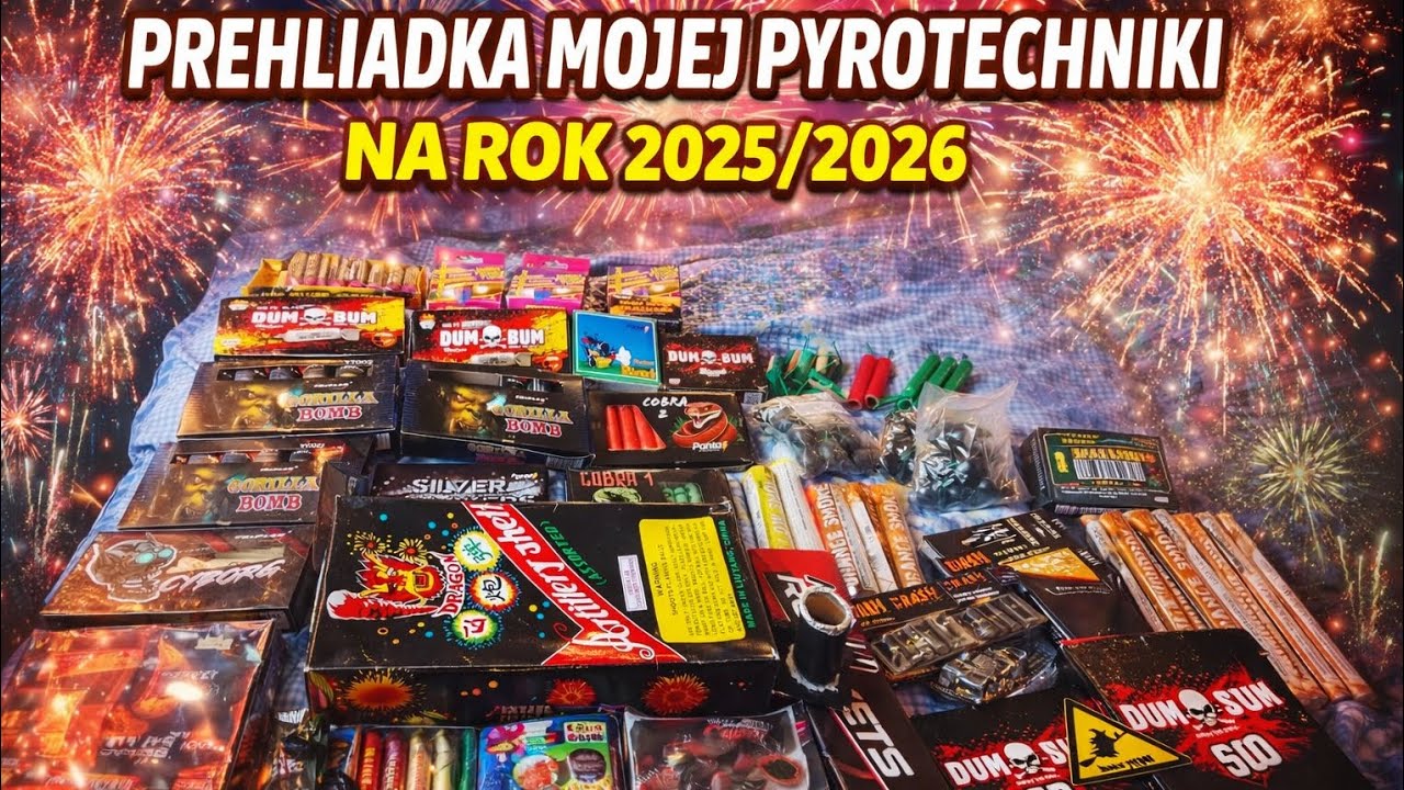 Prehliadka mojej pyrotechniki na rok 2025/2026 Za 466.50€🤯🎇🎆🧨💣🤑